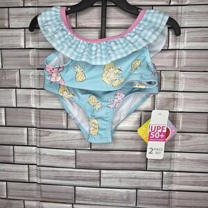 New Care Bears 3T Swimwear Bikini UPF 50+  Baby Toddler 2 Piece‎ Summer Bikini
